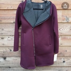 SAGE COLLECTIVE BURGANDY COAT